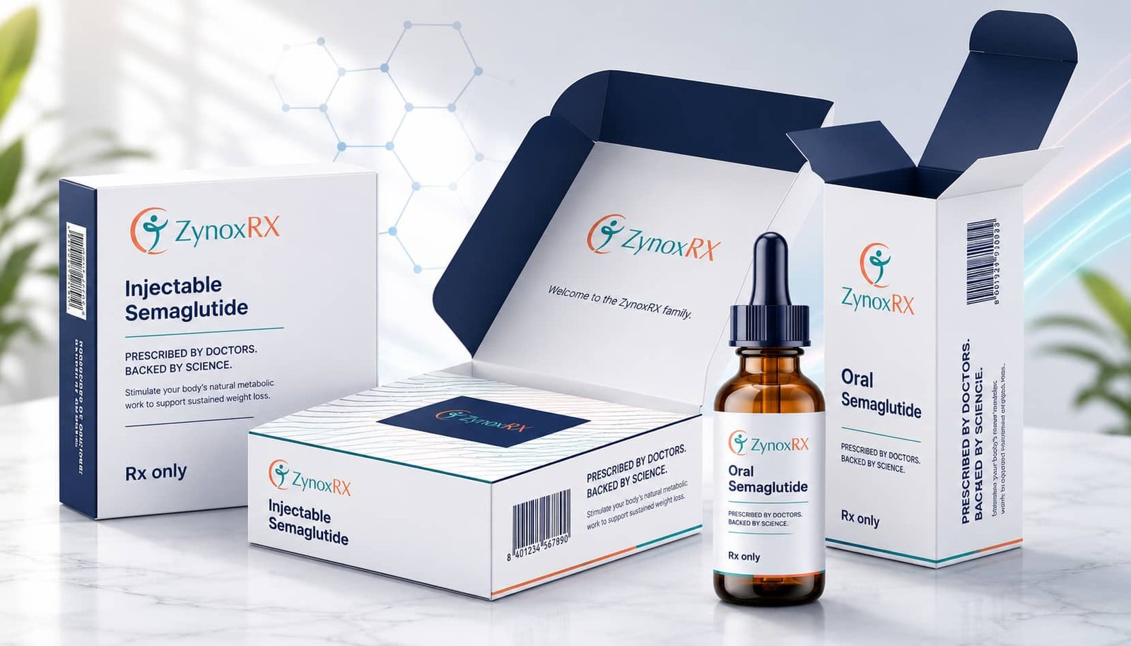 Woman preparing a healthy meal at home — lifestyle supported by compounded semaglutide weight management from ZynoxRX